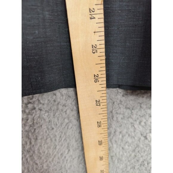 Lafayette 148 Pants Women 8 Regular Hi Rise Wide Leg Gray Wool Cotton Stretch - Picture 6 of 10